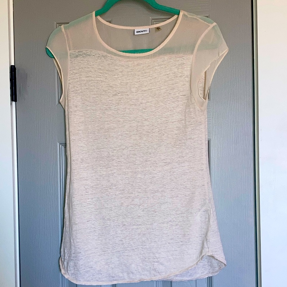DKNYC Linen Tee - XS